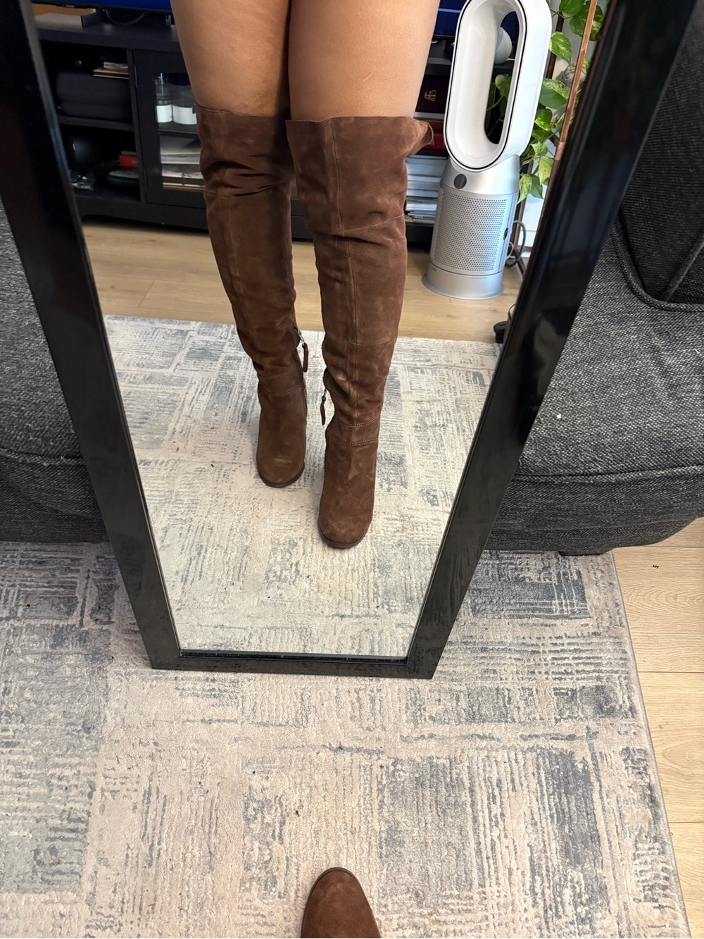 Steve Madden Brown Over-the-Knee Suede Boots